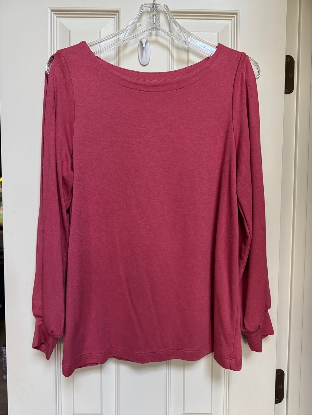 LOFT Long Sleeve Top in Dusty Rose